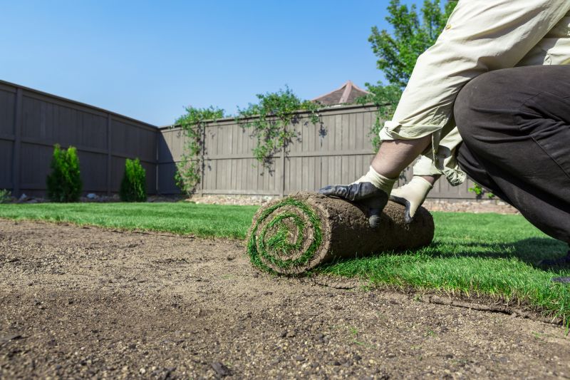 Sod Installation in Progress